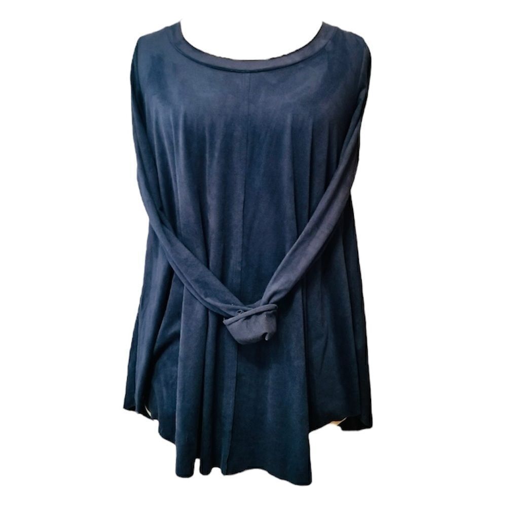 KLD Signature | Navy Blue Long Sleeve Top